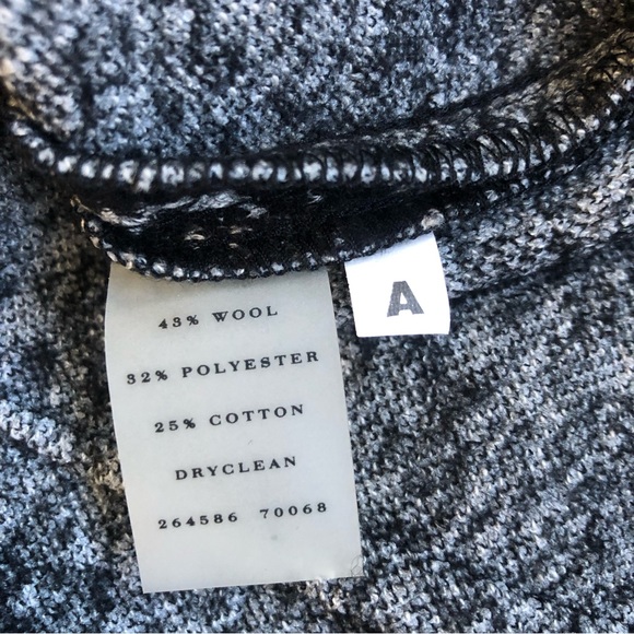 ANN TAYLOR Skirt Wool Blend Zipper Front Size 0 - Picture 5 of 6